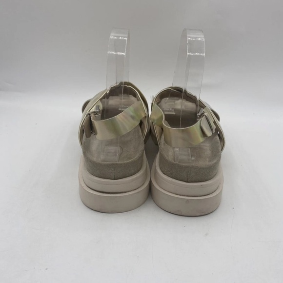 Ash Womens Sue Crossover Metallic Leather Sandals Size 8 (EU 38) - Picture 4 of 7